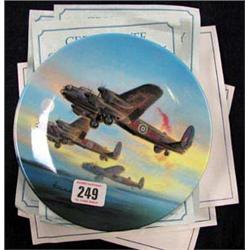 Three ltd edition, Royal Worcester plates, The Dambusters.