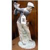 Image 1 : A large Lladro figure of a golfer.