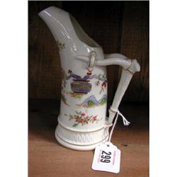 A Royal Worcester tusk jug with Chinese pattern, Rd No.608482.