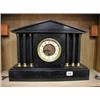 Image 1 : A Victorian late cased mantle clock with Corinthian columns.