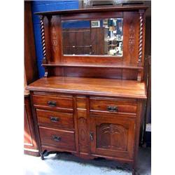 A good quality Mahogany mirror back sideboard.