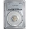 Image 1 : 1856  Seated half dime  PCGS50  est  $115-$120