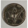 Image 1 : 1862 THREE CENT SILVER XF BENT