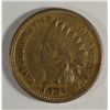 Image 1 : 1864 INDIAN ONE CENT CN ABOUT XF