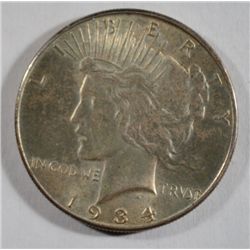 1934 PEACE DOLLAR MS63 ORIGINAL