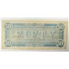 Image 2 : 1864  $50 Confederate States of America VF    est $80-$85