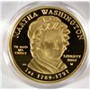 Image 2 : 2007 MARTHA WASHINGTON FIRST SPOUSE GOLD PROOF $10.00 ORIGINAL  BOX/COA