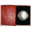Image 2 : " HAPPY HANUKKAH " ONE OUNCE .999 SILVER ART ROUND WITH CAPSULE/GIFT BOX