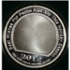 Image 3 : " HAPPY HANUKKAH " ONE OUNCE .999 SILVER ART ROUND WITH CAPSULE/GIFT BOX