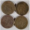 Image 1 : 1859 VG-2 1860 F-1862  VF Indian penny   est $75-$80