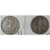 Image 1 : 1927-S VF AND 1927-S FINE WALKING LIBERTY HALF DOLLAR