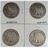 Image 2 : (4) 1928-S WALKING LIBERTY HALF DOLLAR ALL NICE FINES