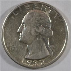 1932-D WASHINGTON QUARTER AU CLEANED
