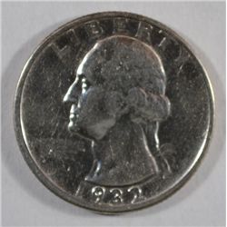 1932-D WASHINGTON QUARTER AU CLEANED