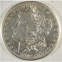 1902S  Morgan $    cleaned AU est  $225-$235