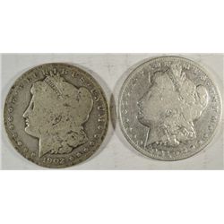 2  1902S  Morgan $    VG est  $160-$170
