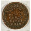 Image 2 : 1863 Civil War Store Card "BULLY FOR YOU 1348" R7  fine  est $75-$100