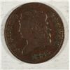 Image 1 : 1825  half cent  Fine  UNATTRIBUTED  est $60-$65