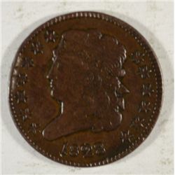 1828  half cent  VF/XF  UNATTRIBUTED  est $70-$75