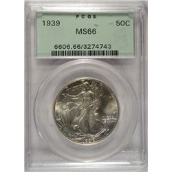 1939  Walker  half $ PCGS66  est $200-$225