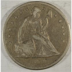 1859O   Seated $ F/VF closer to VF   est $300-$315