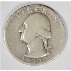 1932 S WASHINGTON QUARTER VG-FINE