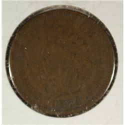 1864 L INDIAN ONE CENT VG