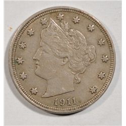 1911 LIBERTY NICKEL XF-AU