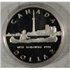 Image 5 : TWO CANADIAN SILVER DOLLARS, 1974 CENTENNIAL OF WINNIPEG $  1984 TORONTO CENTEN.