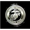 Image 1 : UNITED STATES MARINES ONE OUNCE  .999 SILVER ART ROUND