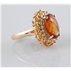 Image 2 : 8.45ct Citrine & Diamond Ring