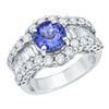 Image 1 : 6.59ct Tanzanite and Diamond Ring