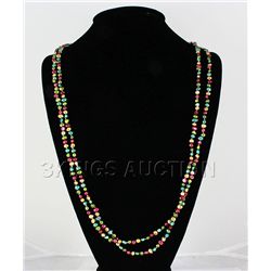 238.00CTW 31in. MULTI-COLOR LONG STRAND PEARL NECKLACE