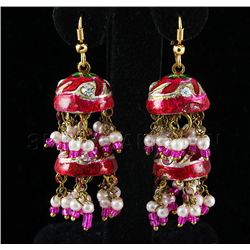10.00GRAM INDIAN HANDMADE LAKH FASHION EARRING