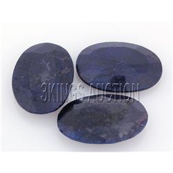 117.18ctw SapphireOvalCutLooseGemstone lotof3