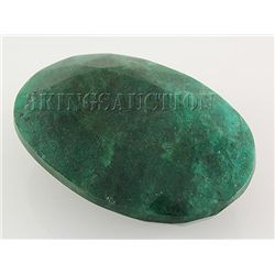 Emerald 382.60ctw Loose Gemstone 62x43x21mm Oval Cut