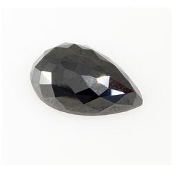 Jet Black Color AA Oval Brilliant 7.90CTW Loose Black D