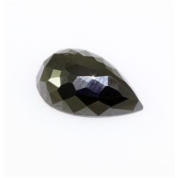 Jet Black Color AA Oval Brilliant 8.50CTW Loose Black D