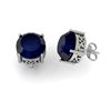 Image 1 : Sapphire 4.50ctw Earring 14kt White Gold