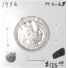 Image 1 : 1936 BUFFALO NICKEL RED BOOK VALUE IS $125.00 *EXTREMELY RARE MS-65 HIGH GRADE*!!