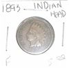 Image 1 : 1893 INDIAN HEAD RED BOOK VALUE IS $5.00 *FINE GRADE*!!