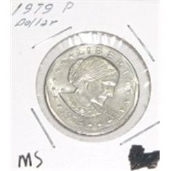 1979-P SUSAN B ANTHONY DOLLAR *RARE MS HIGH GRADE*!! DOLLAR CAME OUT OF SAFE!!