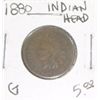 Image 1 : 1880 INDIAN HEAD PENNY RED BOOK VALUE IS $5.00 *RARE GOOD GRADE*!! PENNY CAME OUT OF SAFE!!