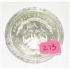 Image 2 : 2001 $5.00 REPUBLIC OF LIBERIA SILVER COIN GETTYSBURG *RARE MS HIGH GRADE IN PLASTIC HARD CASE*!!