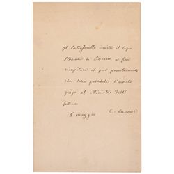 Camillo Benso Count of Cavour