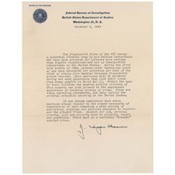 J. Edgar Hoover