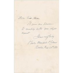 Oliver Wendell Holmes, Sr