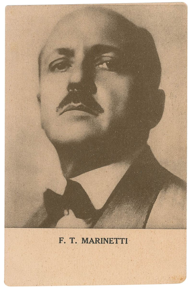 Enrico Prampolini : Ritratto di Filippo Tommaso Marinetti. - Asta Arte