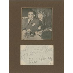 Lucille Ball and Desi Arnaz