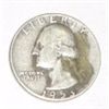 Image 1 : 1953-D SILVER QUARTER *PLEASE LOOK AT PICTURE TO DETERMINE GRADE*!! SILVER QUARTER CAME OUT OF SAFE!